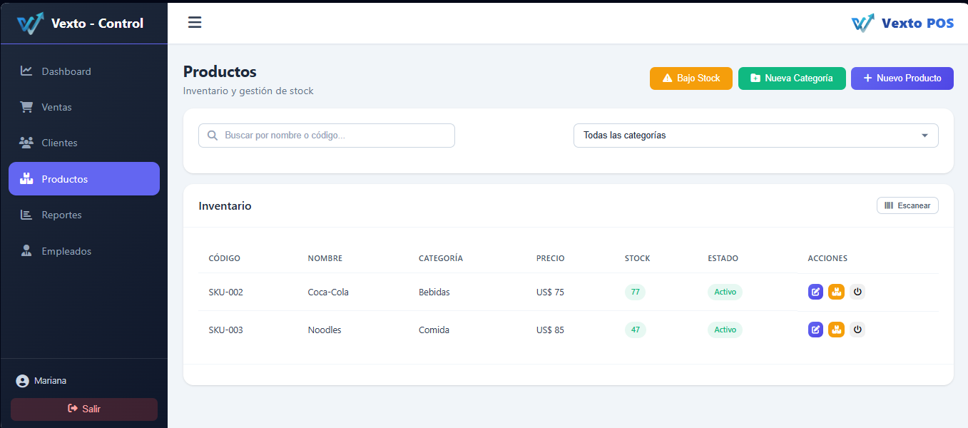 Control de Inventario Modular